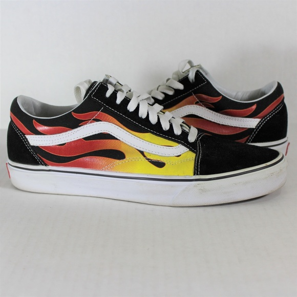 Vans Other - Vans Old Skool Flames Skate Skateboard Shoes M375
